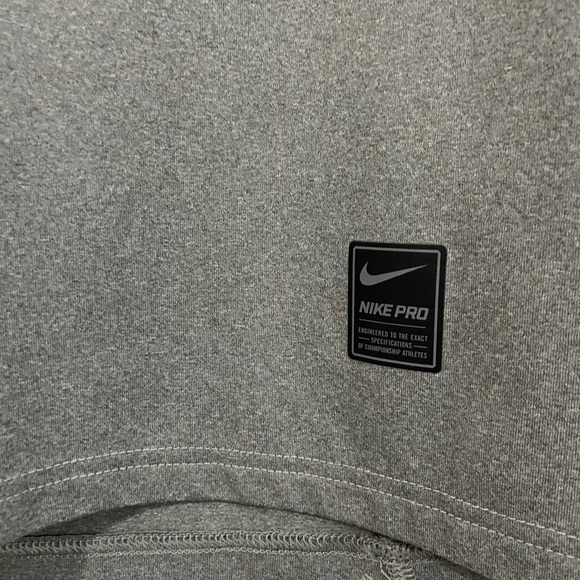 Nike Mens Dri-FIT Grey/Black Shirt size small - Picture 3 of 7